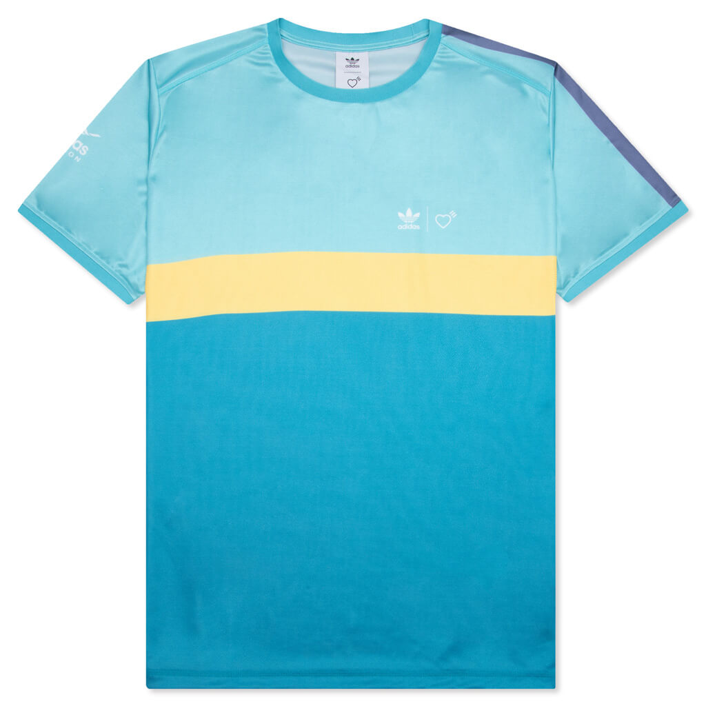 Graphic Tee - Light Aqua