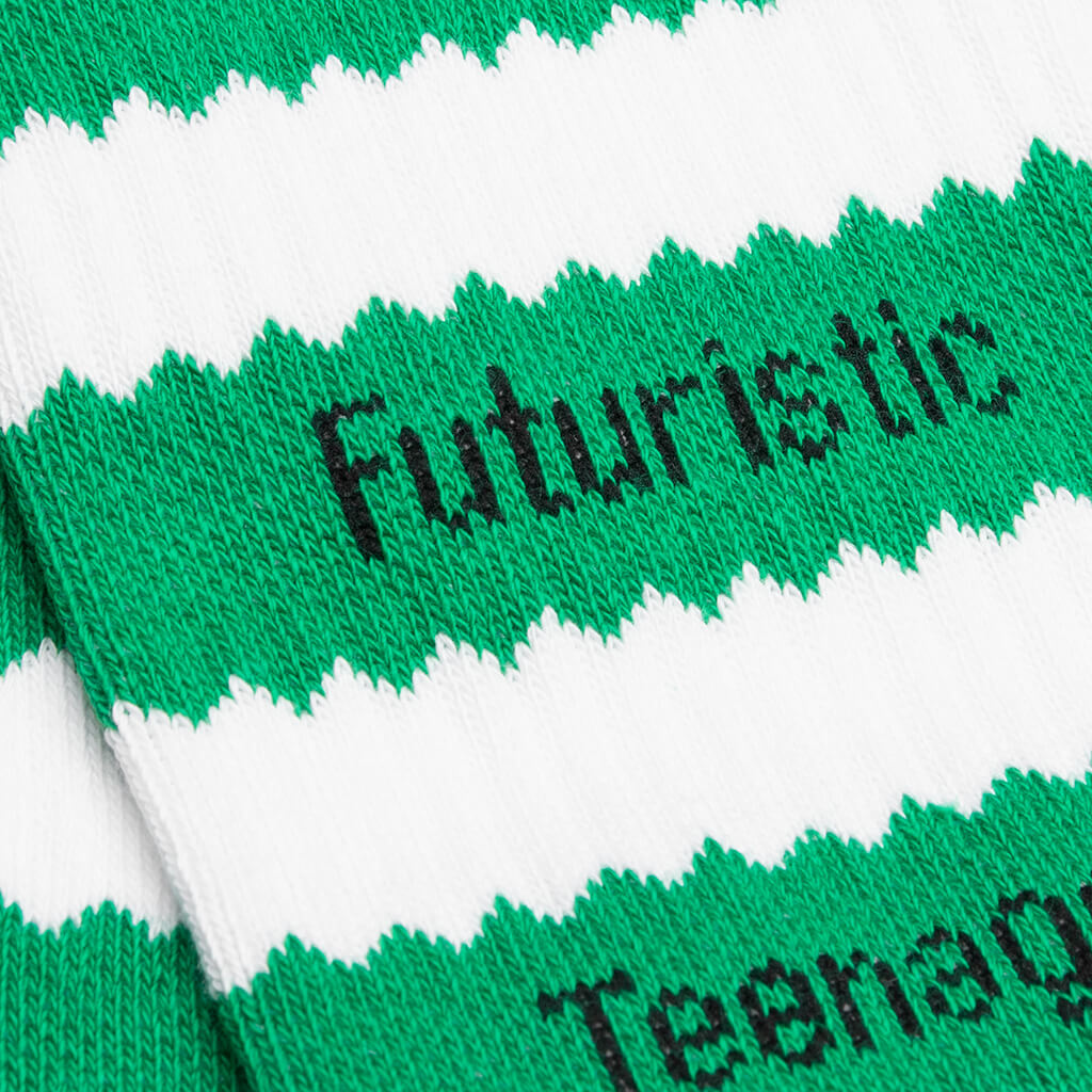 Socks - White/Green