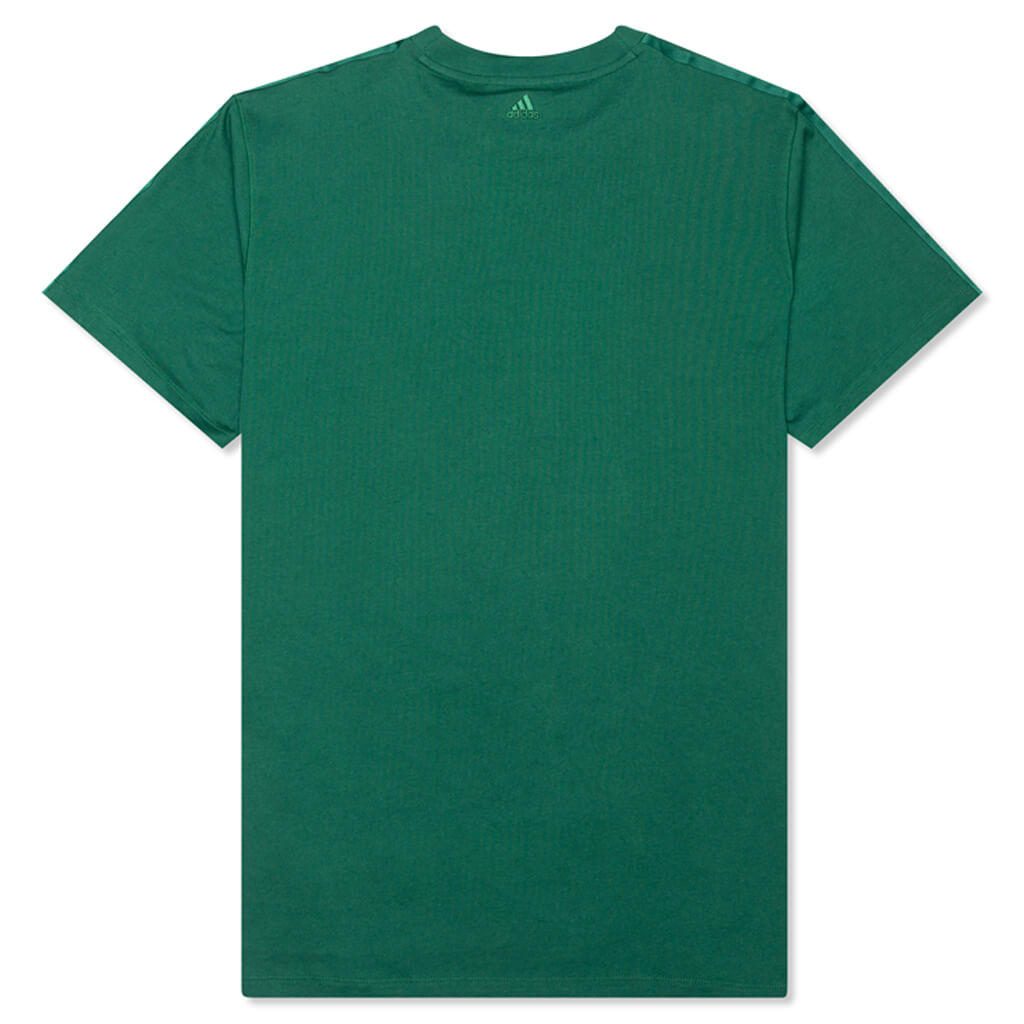 4All 3 Stripe Tee - Dark Green