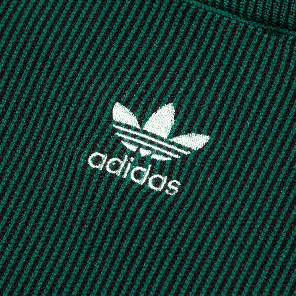 Knitted Logo Dress - Dark Green/Green Tint