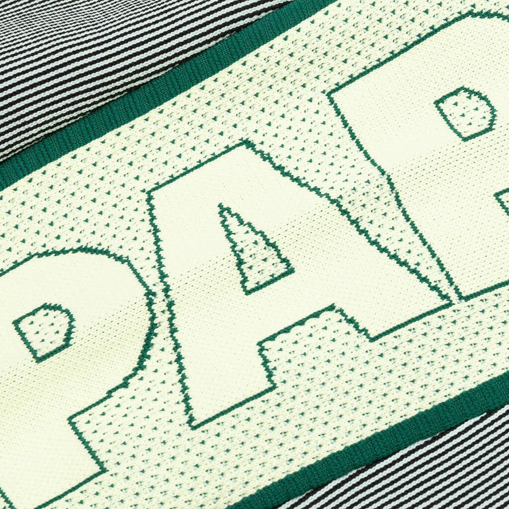 Knitted Logo Dress - Dark Green/Green Tint