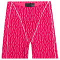 Monogram Cycling Short - Bold Pink