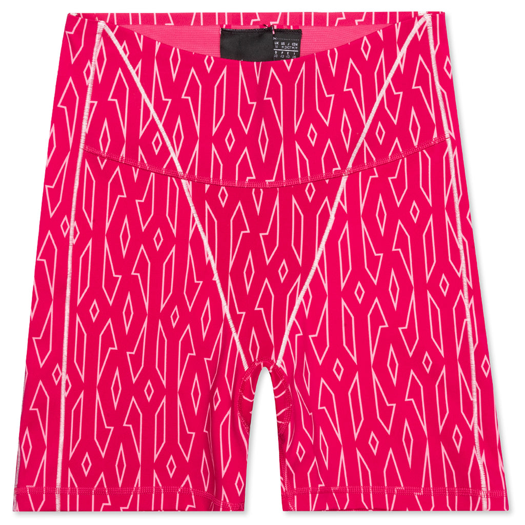 Monogram Cycling Short - Bold Pink