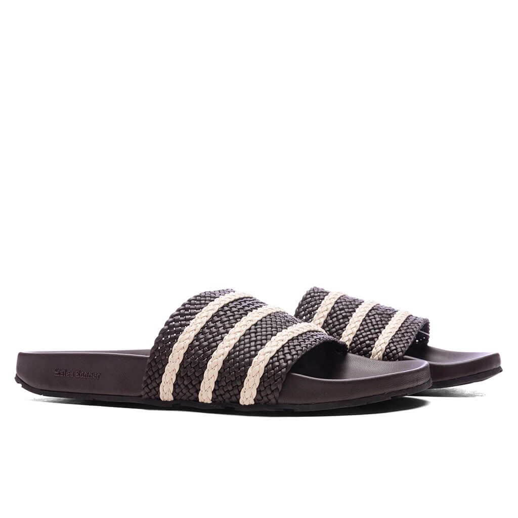 Adilette - Dark Brown/Wonder White/Night Brown