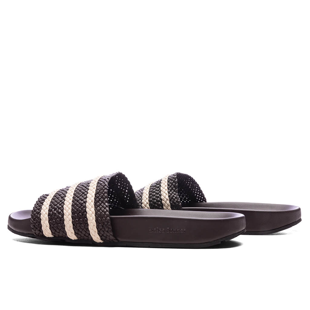 Adilette - Dark Brown/Wonder White/Night Brown