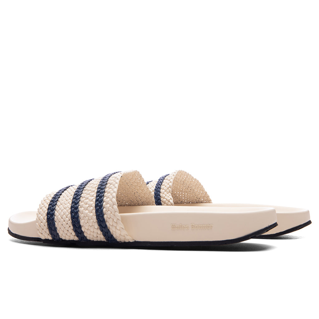 Adilette - Wonder White/Night Indigo