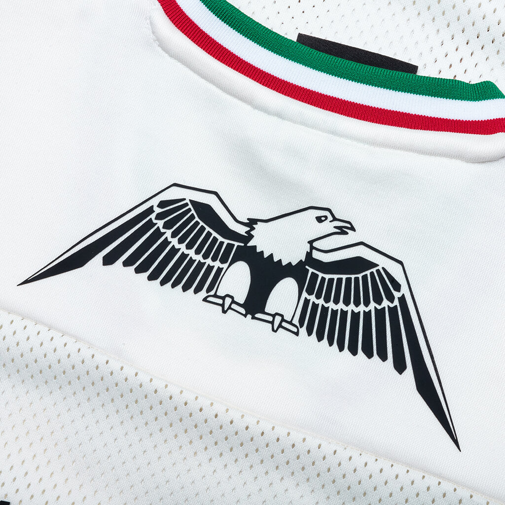 Basketball Jersey - Off White/Black