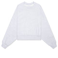 Heavy Crew Neck & Hooded Balaclava Sweatshirt - Light Grey Heather