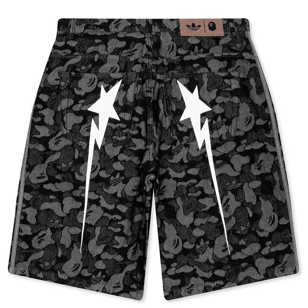 Shark Denim Jorts - Black
