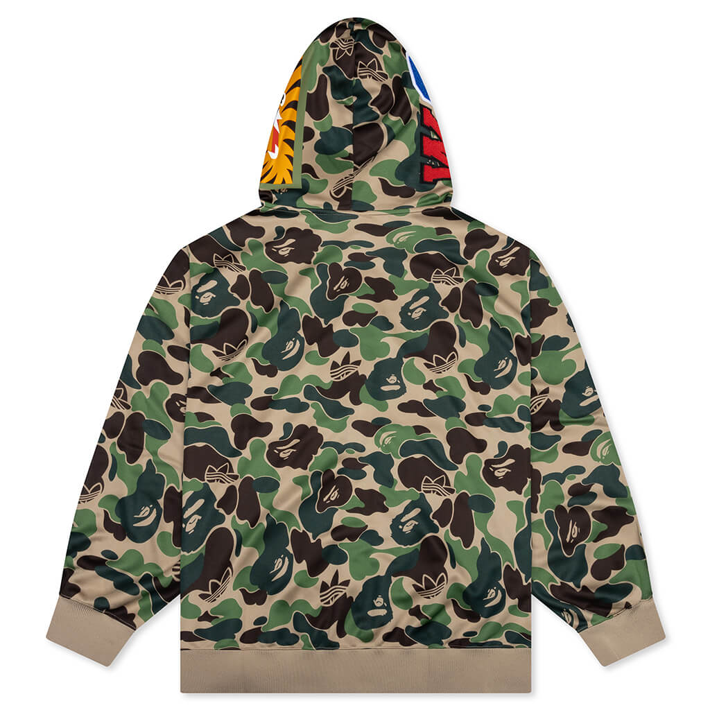 Shark Track Hoodie - Crew Green