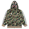 Shark Track Hoodie - Crew Green