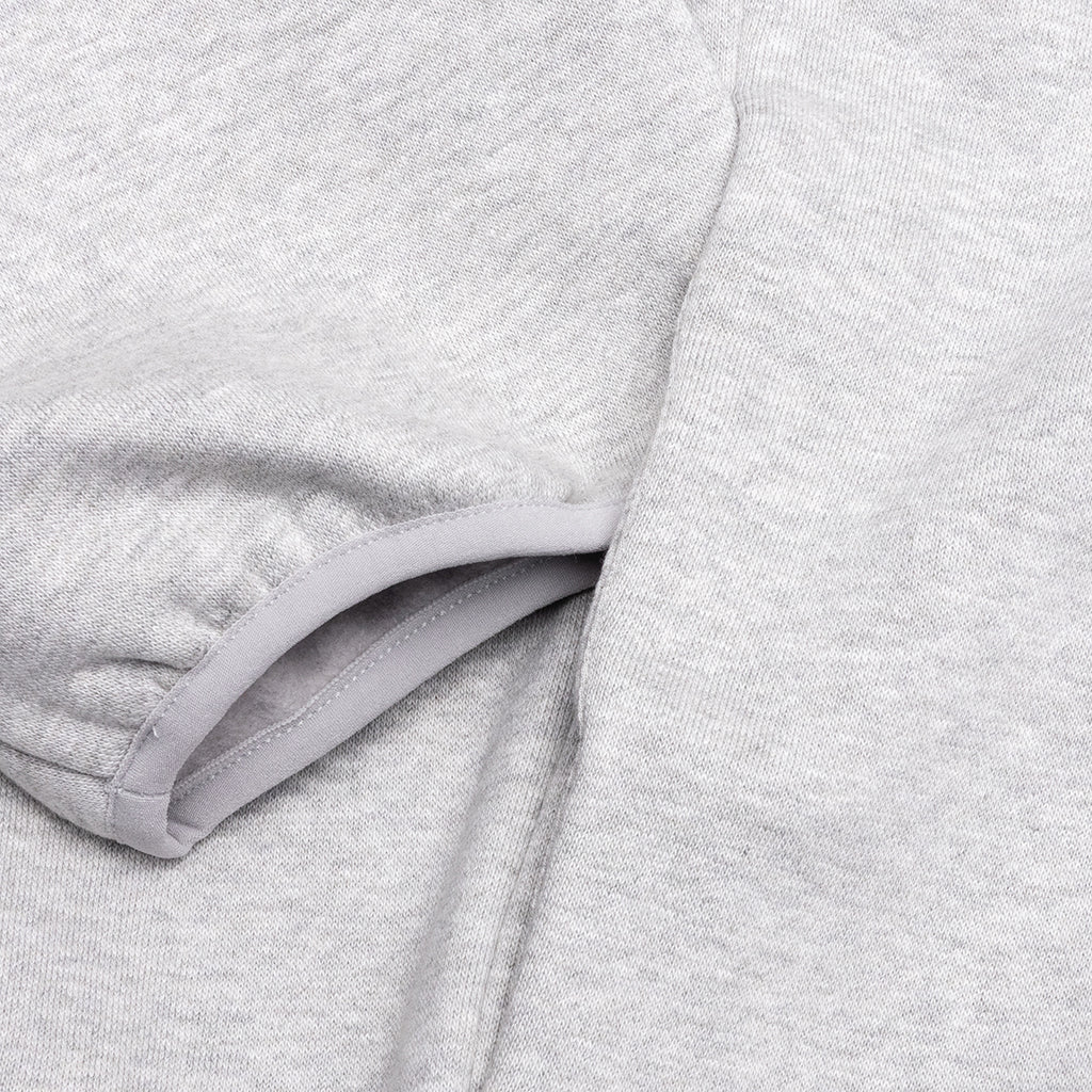 Cotton Fleece Crewneck - Heather Grey