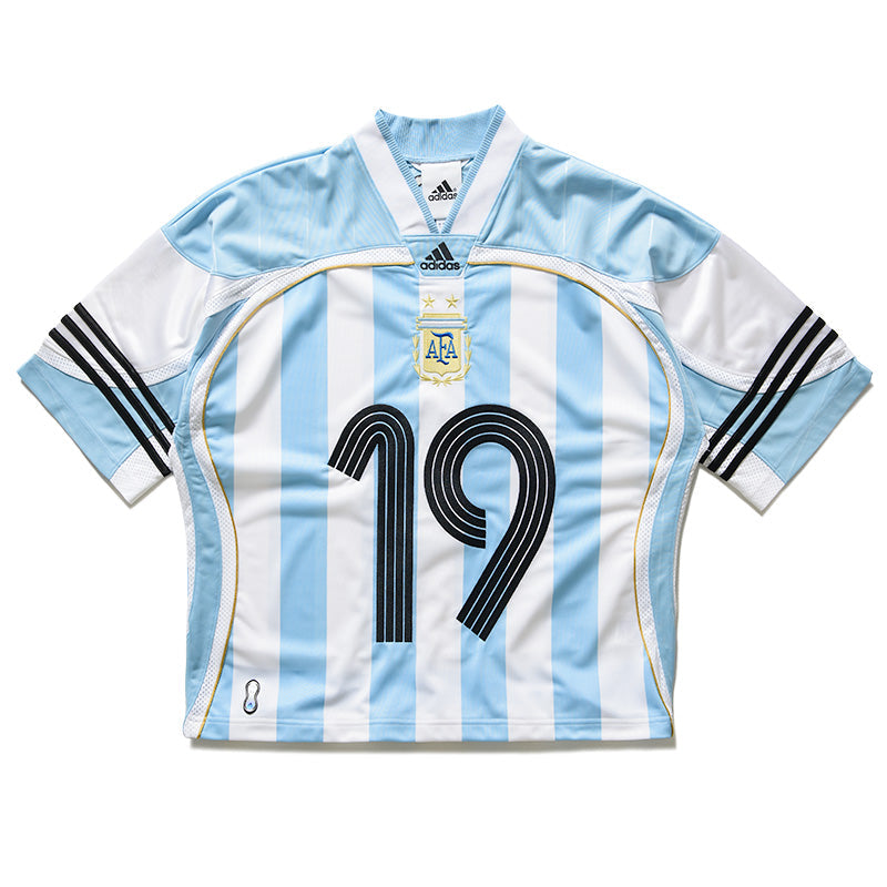 Adidas Bringbacks Remixed Argentina Jersey - Clear Blue/White
