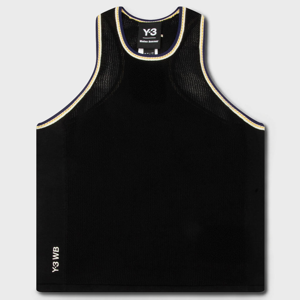 Women's Y3 Knitted Tank - Black