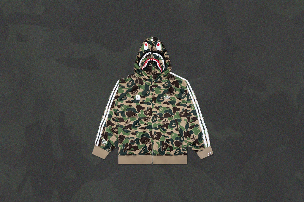 Shark Track Hoodie - Crew Green