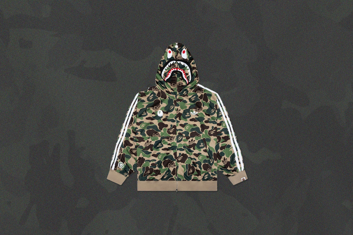 Shark Track Hoodie - Crew Green