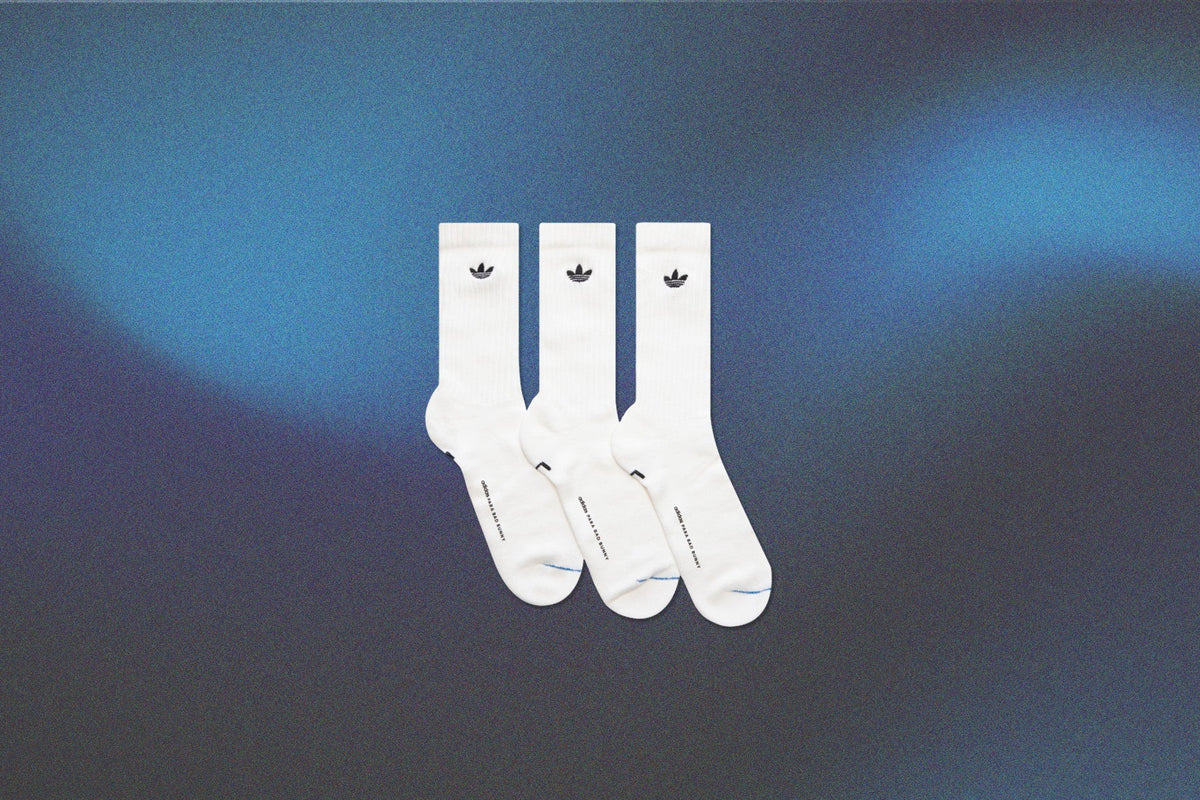Crew Sock 3 Pack - Crew White