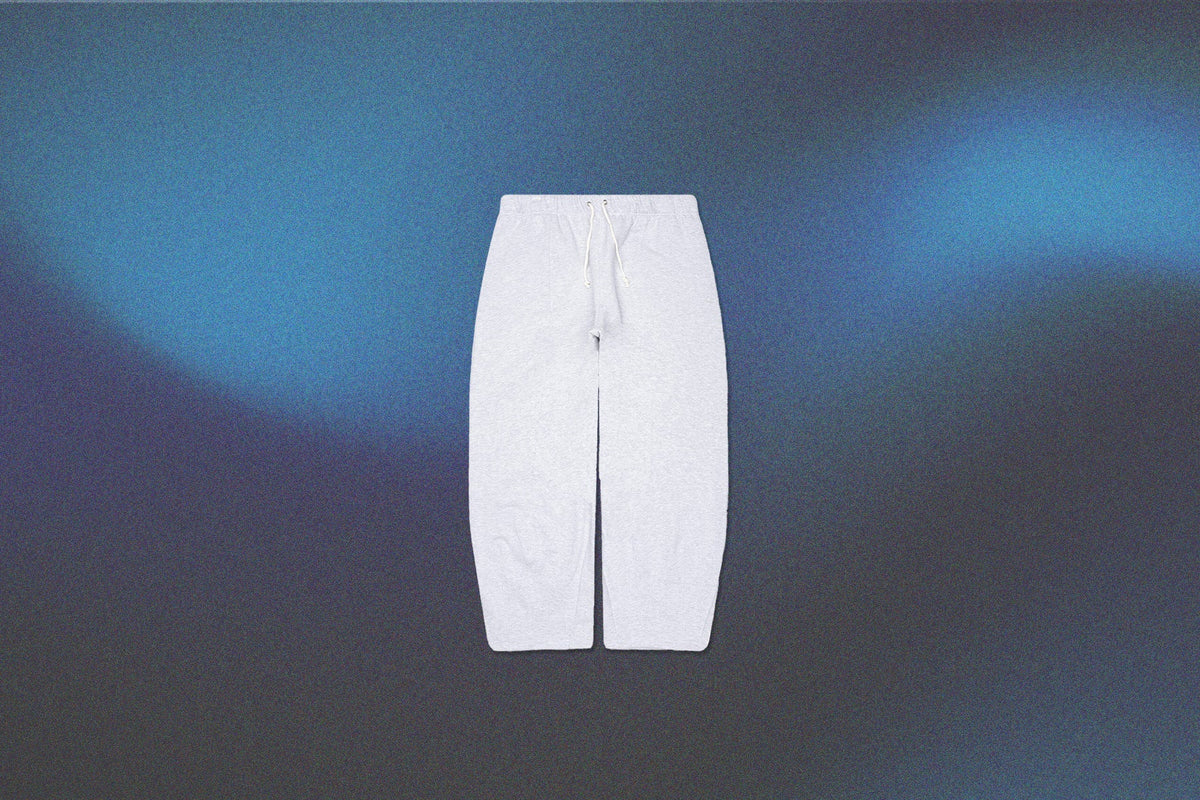 Tapered Heavy Sweat Pant - Light Grey Heather