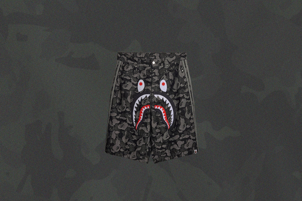 Shark Denim Jorts - Black