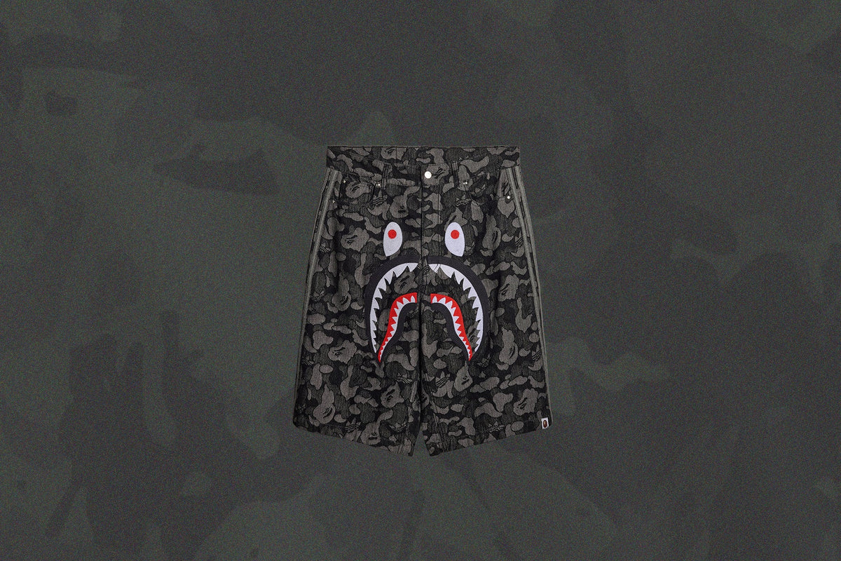 Shark Denim Jorts - Black