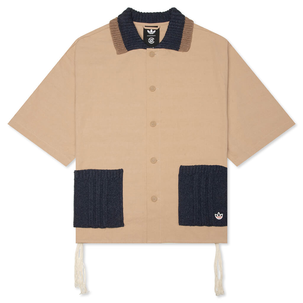 Redifined Utility Short Sleeve Shirt - Warm Sandstone