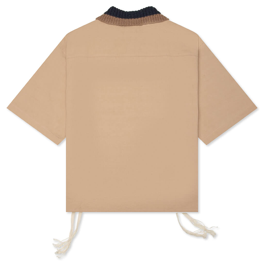 Redifined Utility Short Sleeve Shirt - Warm Sandstone