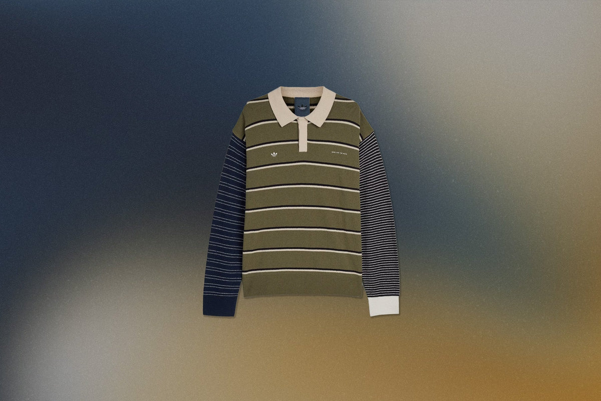 007 Long Sleeve Polo - Olive Strata/Alumina/Black