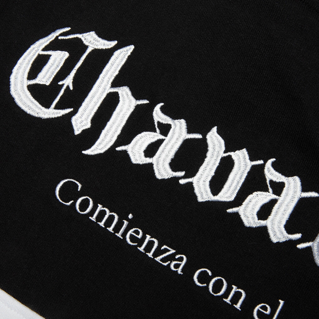 Crew Sweatshirt - Black/White