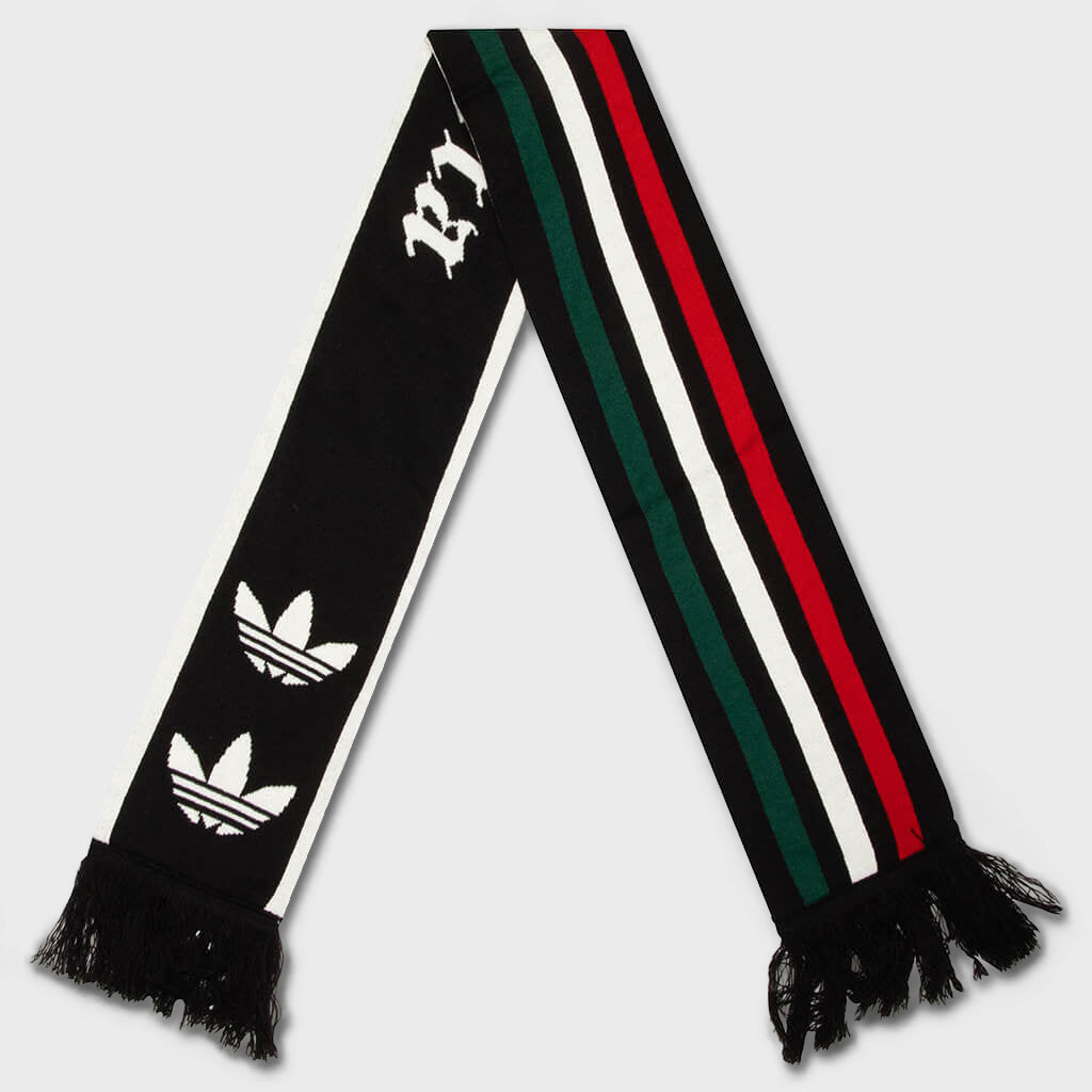 FB Scarf B - Black/Better Scarlet/Collegiate Green