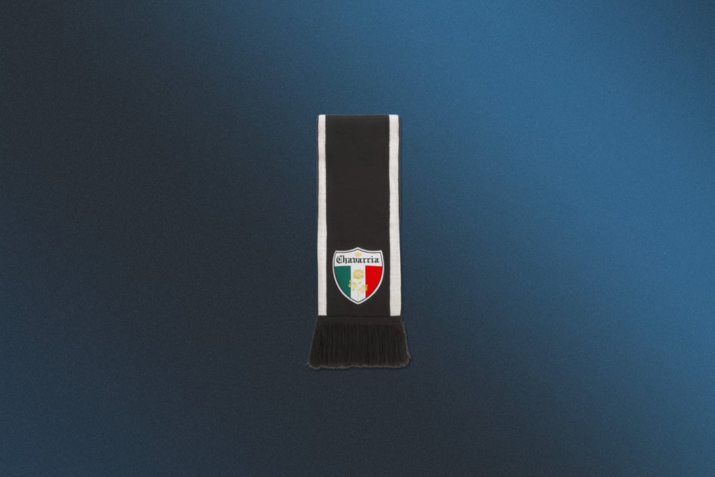 FB Scarf B - Black/Better Scarlet/Collegiate Green