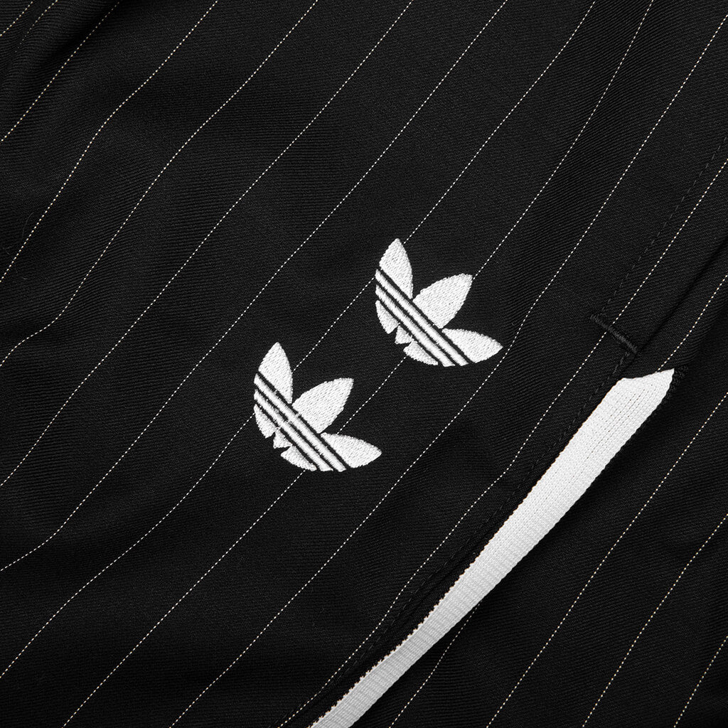 Pinstripe Shorts - Black/White