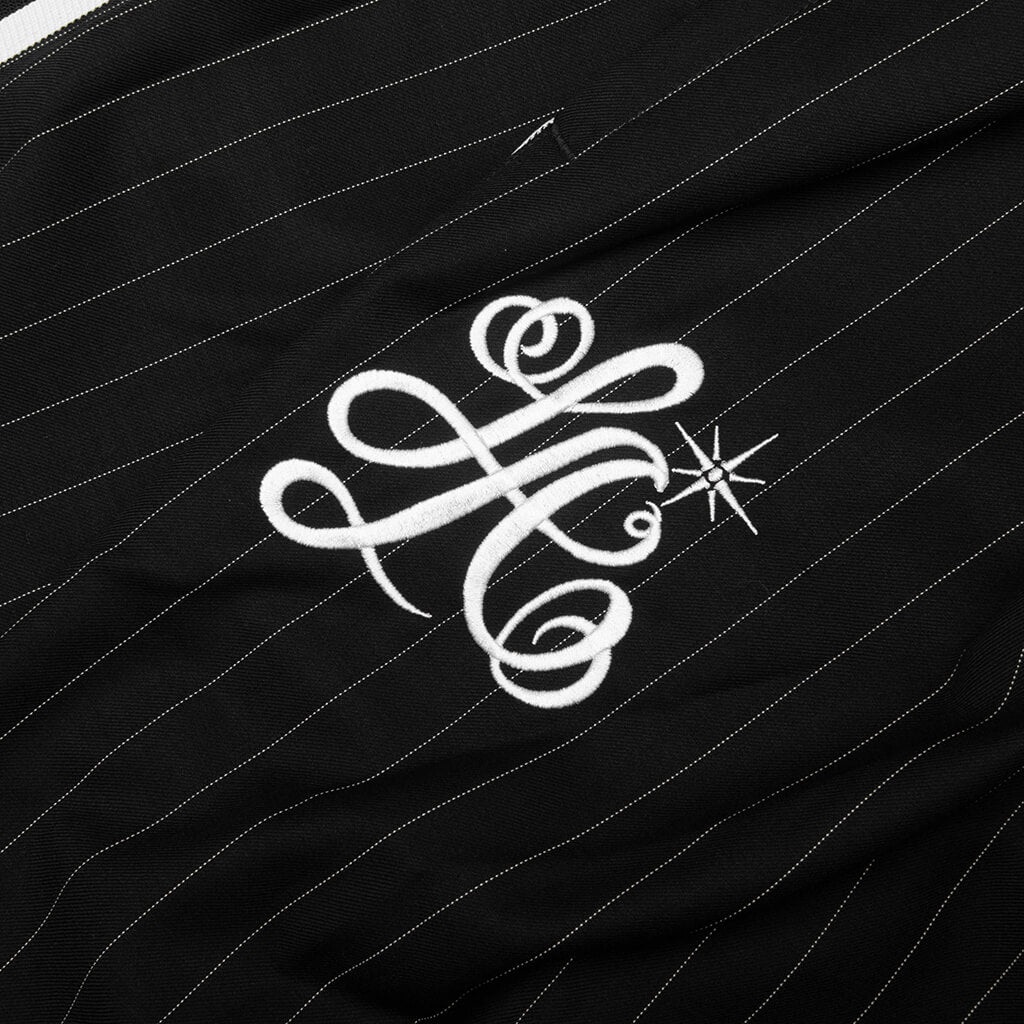 Pinstripe Shorts - Black/White