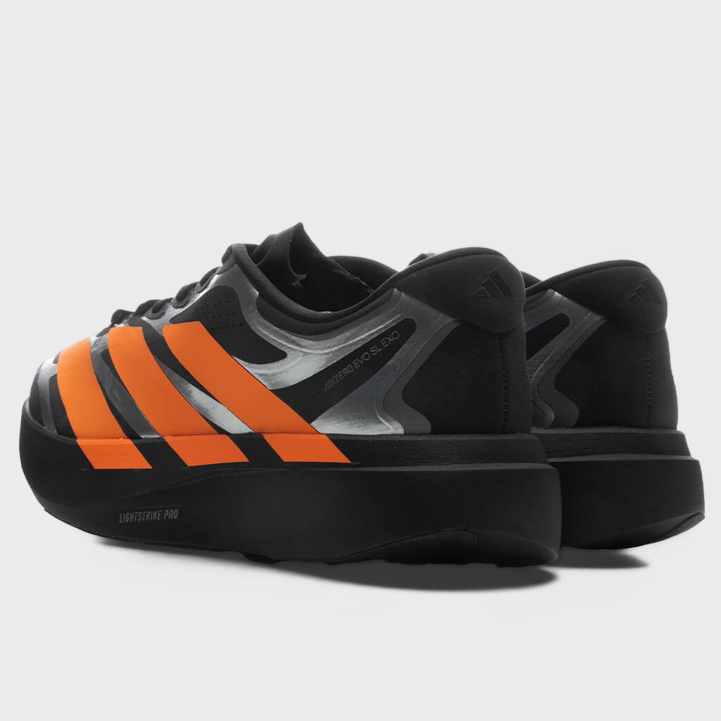 Adizero Evo SL EXO - Carbon/Lucid Orange/Silver Metallic