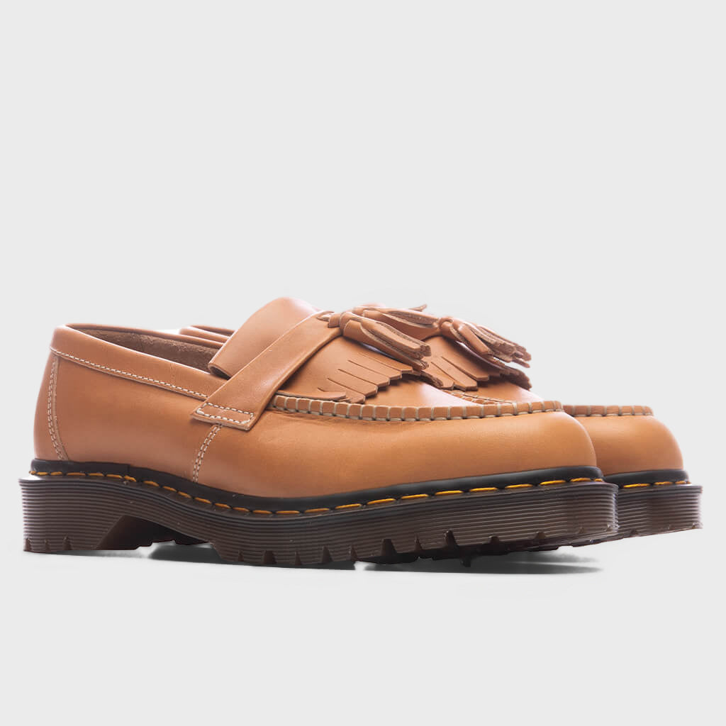 Adrian Leather Tassel Loafers - Tan