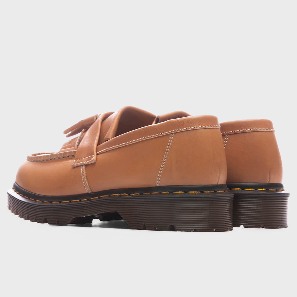 Adrian Leather Tassel Loafers - Tan