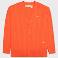 Cableknit Cardigan - Carnelian Orange