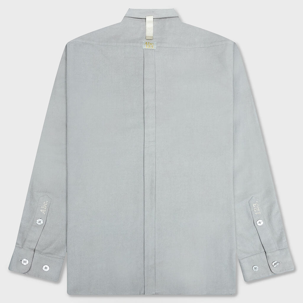 Corduroy Studio Work Shirt - Jasper Grey