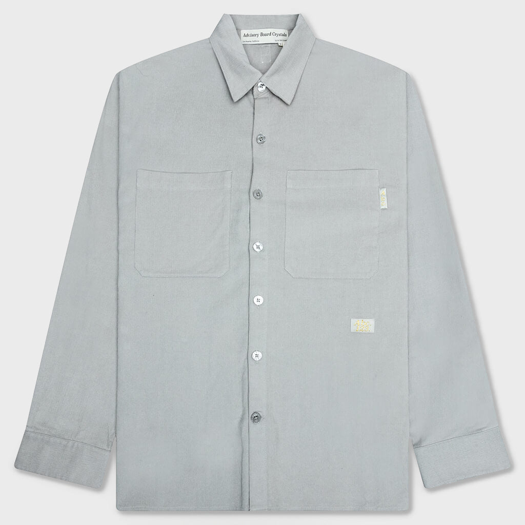 Corduroy Studio Work Shirt - Jasper Grey