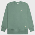 Fleece Crewneck with Waffle - Aventurine Green