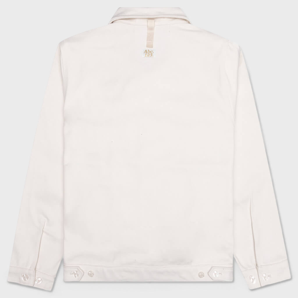 Harrington Jacket - Selenite White