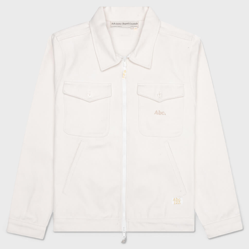 Harrington Jacket - Selenite White