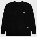 Ribbed Crewneck - Anthracite Black
