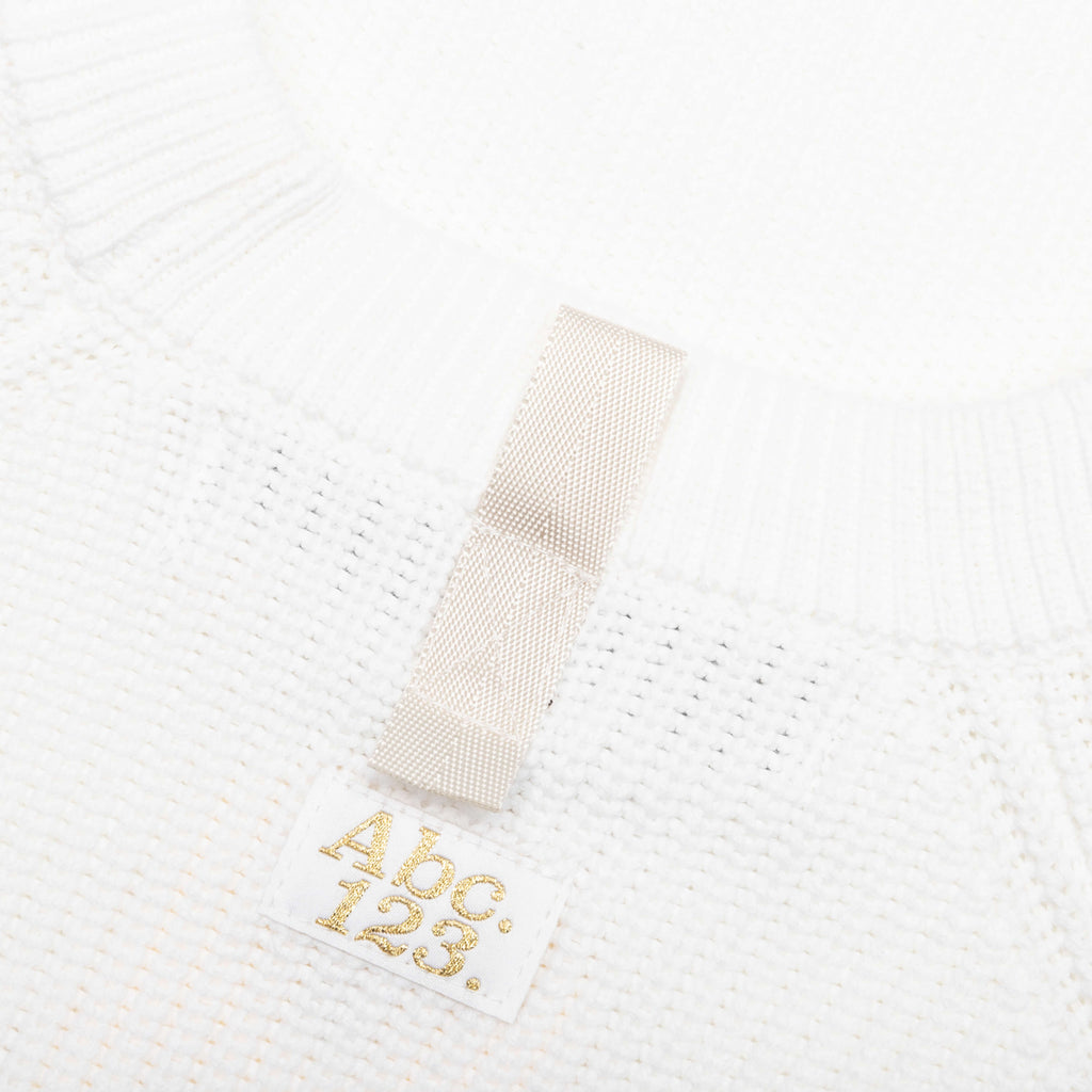 Ribbed Crewneck - Selenite White