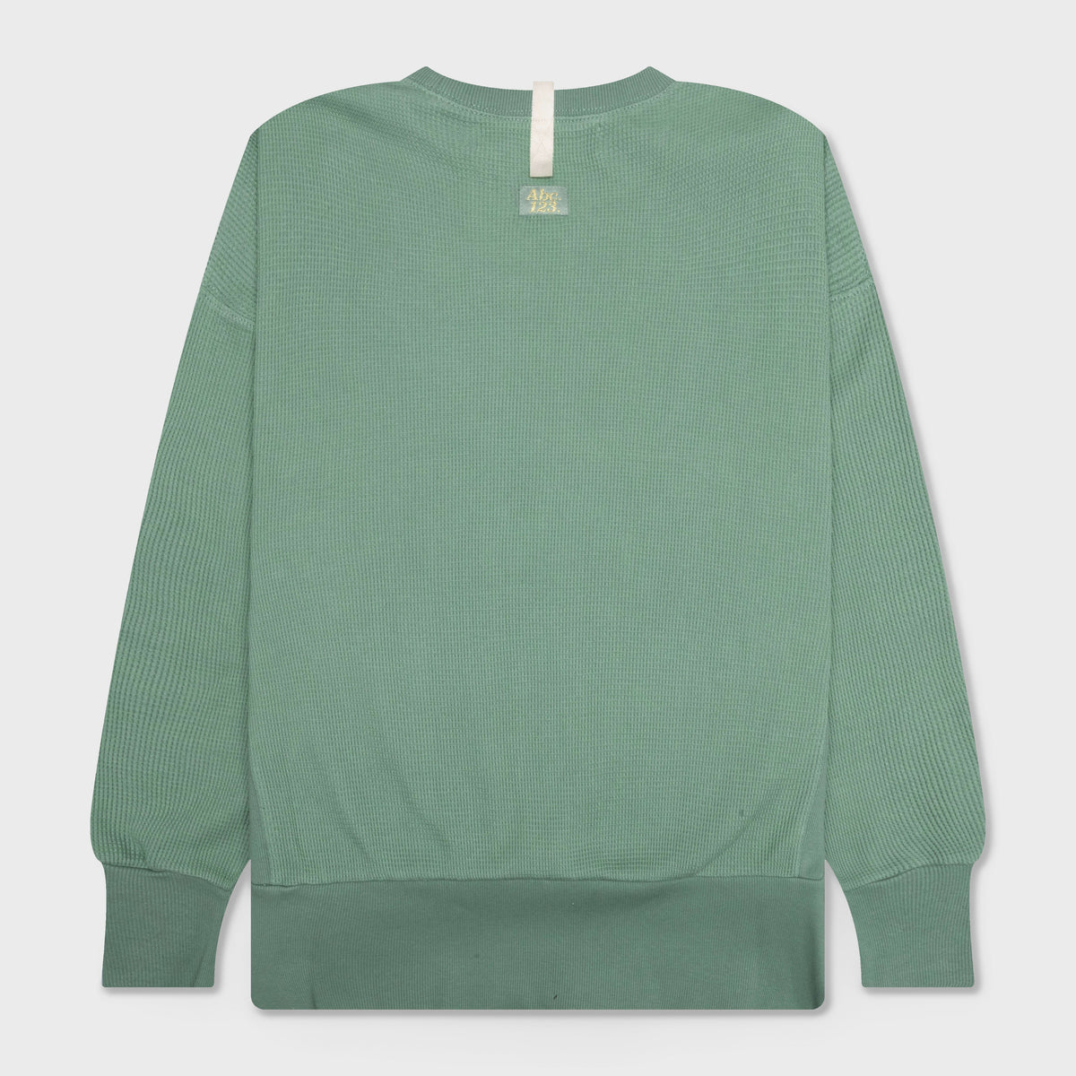 Waffle Crewneck - Aventurine Green