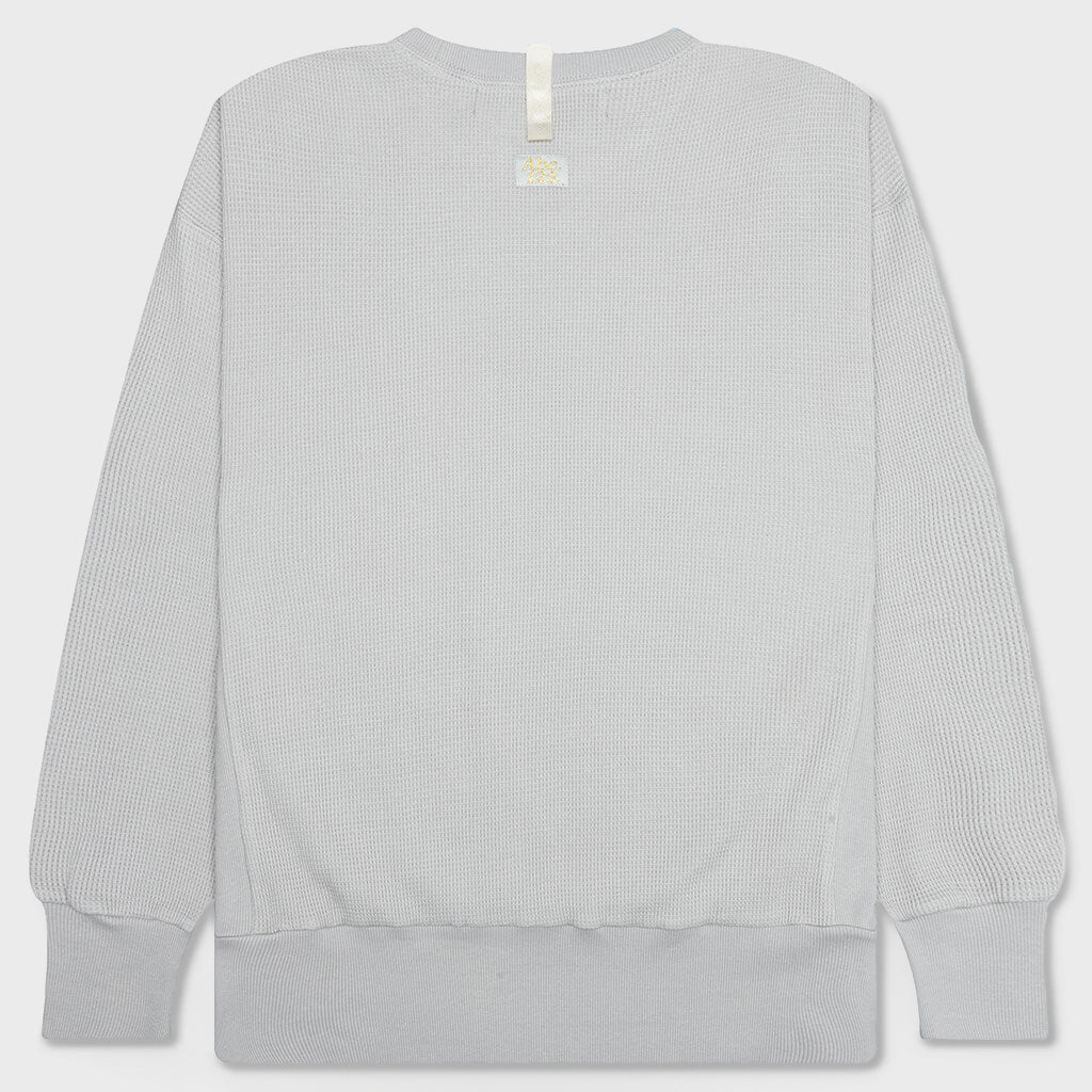 Waffle Crewneck - Jasper Grey
