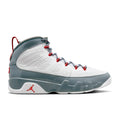Air Jordan 9 Retro Fire Red (GS) - White/Fire Red/Cool Grey