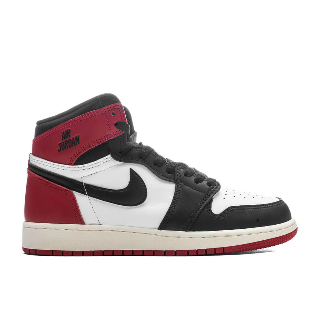 Air Jordan 1 Retro High OG 'Black Toe Reimagined' (GS)  - White/Black/Varsity Red/Sail