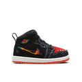 Air Jordan 1 Mid SE (TD) "Siempre Familia" - Black/Chile Red
