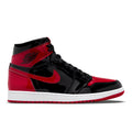Air Jordan 1 Retro High OG (GS) 'Patent Bred' - Black/Varsity Red/White