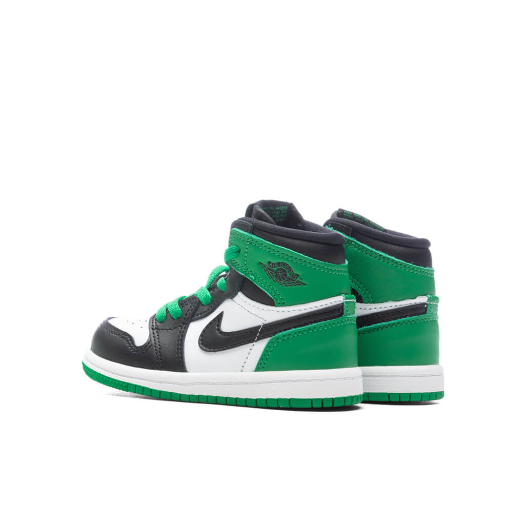 Air Jordan 1 Retro High OG (TD) - Black/Lucky Green/White